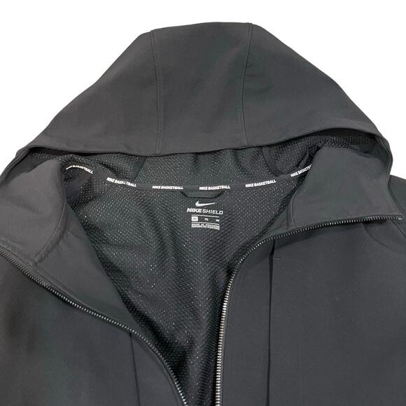 Nike Shield Lebron James Men's Basketball Hooded Full Zip Jacket Black Sz XL - Picture 5 of 12